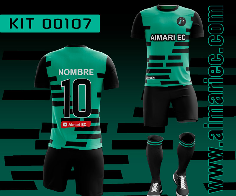 UNIFORME-DE-FUTBOL-NEGRO-Y-MENTA