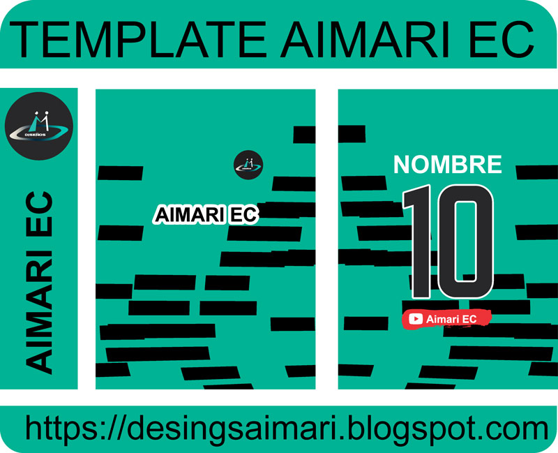 PLANTILLA DE CAMISETA DE FUTBOL