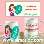 Plantilla para tazas día de las madres