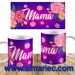 descargar plantilla taza para mamá