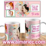 plantilla taza eres una mamá increíble