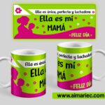plantilla para taza de feliz día mamá