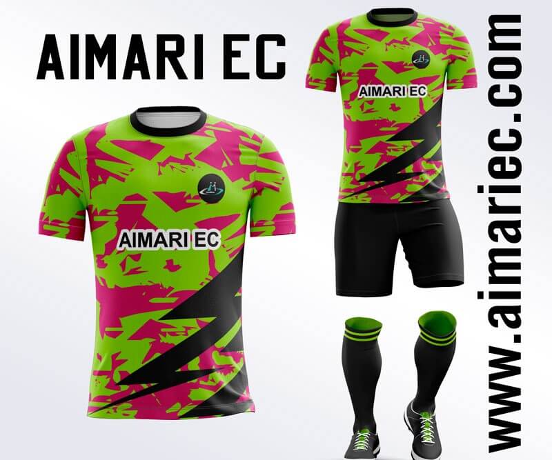 uniforme de futbol fosforescente