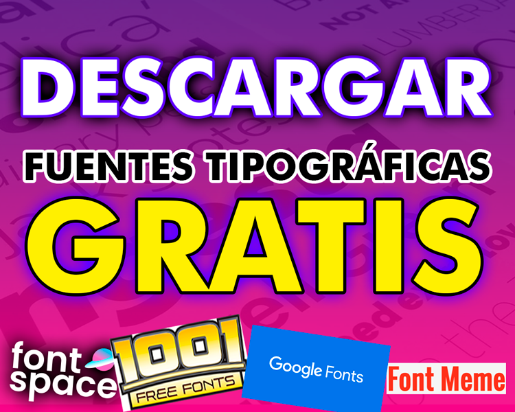 paginas para descargar fuentes o tipografías gratis