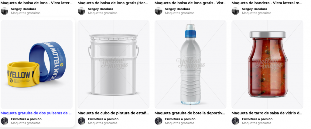 Maquetas yellow images free download