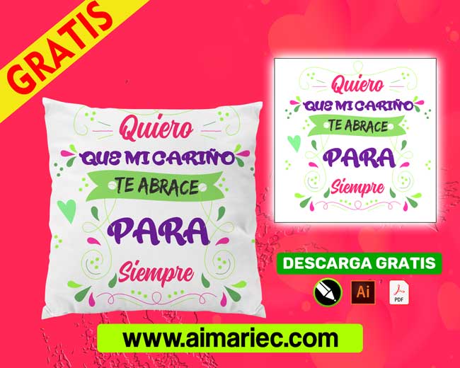 Plantilla de cojín para regalar a novio