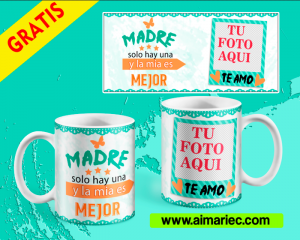 Plantilla taza madre solo hay una