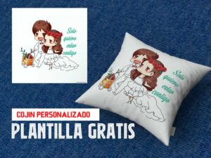 cojín personalizado para pareja quiero estar solo contigo