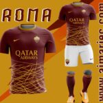 camiseta as roma 2020 2021 fantasy kit