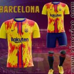 camiseta barcelona 2020 2021 fantasy sublimado