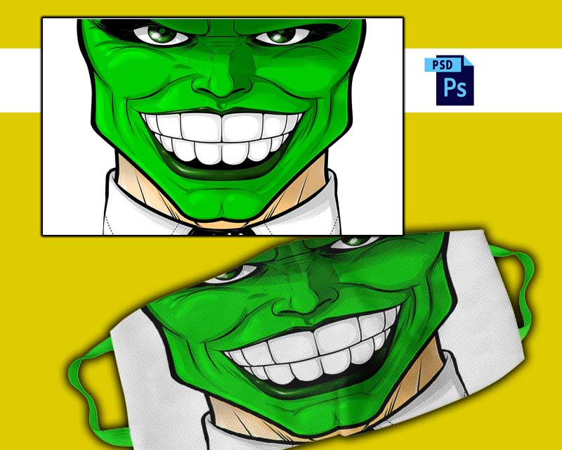 plantilla para sublimar cubrebocas