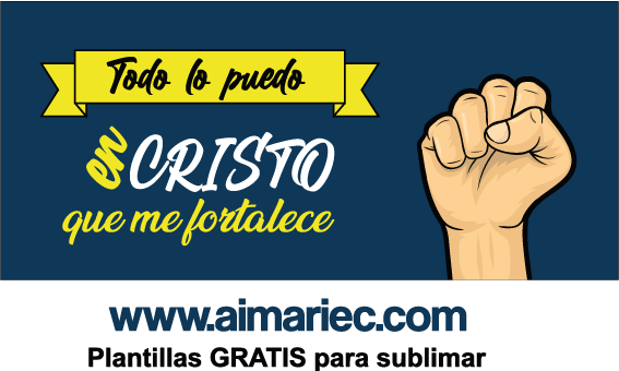 plantilla para sublimar tazas con frases cristianas todo lo puedo en cristo que me fortalece
