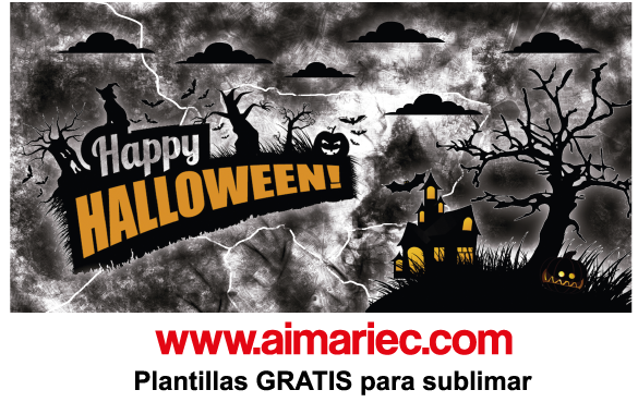 Plantillas para el día de los muertos, happy halloween free