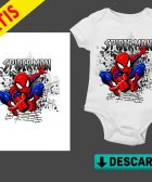 Body Pañalero Spiderman para bebé
